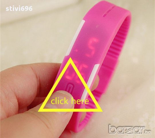 часовник силикон - безплатна доставка., снимка 6 - Дамски - 13540296