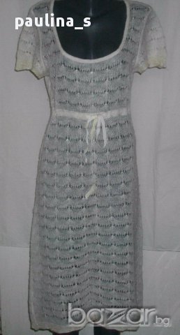 Дантелена мохерна рокля тип туника "Lipo Lipo" / голям размер L-4XL, снимка 1 - Рокли - 17537621