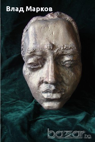 Скулптура женско лице-от социализма!, снимка 1 - Антикварни и старинни предмети - 17953372