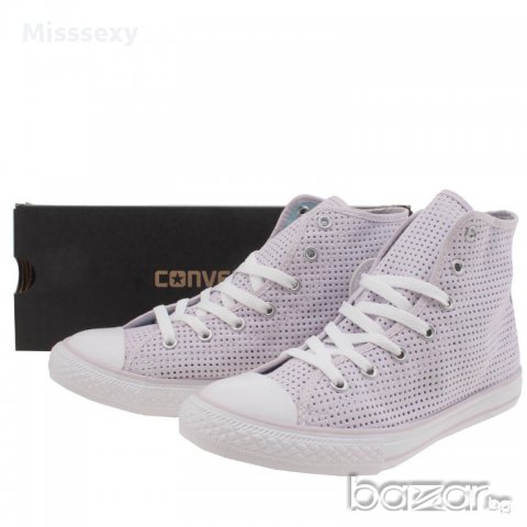 ПРОМО 🍊 CONVERSE ALL STAR 🍊 Дамски кецове SUMMER PALE LILAC 38 номер нови с кутия, снимка 10 - Кецове - 17513669