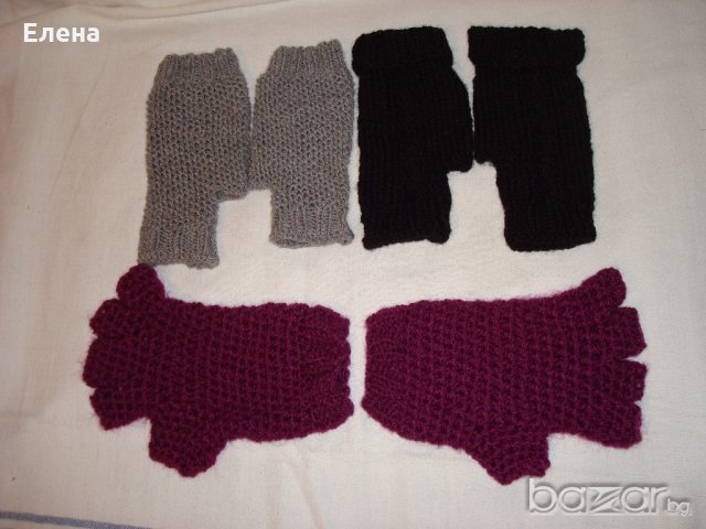 Дамски плетени шалове и ръкавици- Разпродажба, снимка 13 - Шапки - 9021669