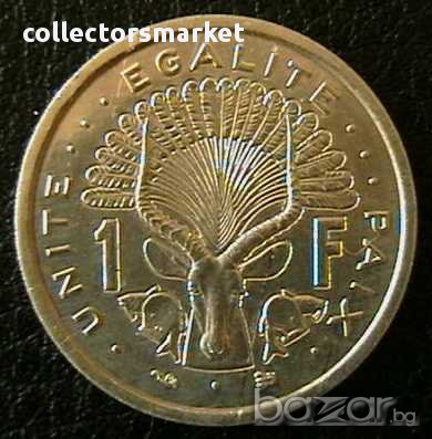 1 франк 1996, Джибути