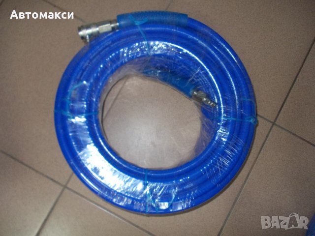 Маркучи за високо налягане 15 бара полиуретан к-т със бързи връзки 13х18мм./15метра 