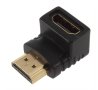 Букса преходна ъглова HDMI(ж)/HDMI(м), снимка 1 - Други - 23202091