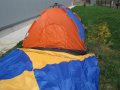 Нова двуслойна палатка с чадъръчно лесно отваряне за 3 човека , снимка 5