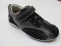 Спортни обувки естествена кожа Чипо черно, снимка 1 - Детски маратонки - 17524176