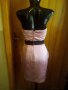 Бебешко розова къса сатенена рокля H&М С, снимка 2