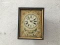 Много стар стенен часовник тип Картина от 19-ти век!, снимка 1 - Други - 22930485