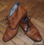 Jones BootMaker мъжки кожени обувки кафеви естествена кожа 