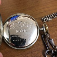 Механичен джобен часовник DOXA Milan 1906-Liege 1905, снимка 6 - Джобни - 39035849