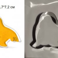 Морж метален резец форма за сладки тесто бисквитки, снимка 1 - Форми - 30483793