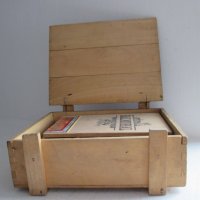 стара дървена кутия, хумидор, снимка 2 - Антикварни и старинни предмети - 31812766