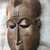 Стара африканска маска #3, снимка 3 - Антикварни и старинни предмети - 42344109