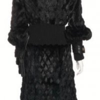  Just Cavalli - уникално палто от естествена кожа и косъм, снимка 3 - Палта, манта - 37839460