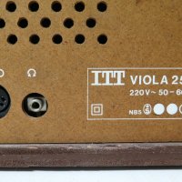 ITT Viola 250, снимка 6 - Радиокасетофони, транзистори - 42571320