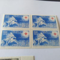 Пощенски марки 1943 Румъния , снимка 3 - Филателия - 44613560