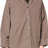 дамска карирана риза на бранда JJXX, размер M, снимка 1 - Ризи - 44602595