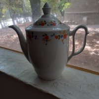 Прекрасен стар порцеланов чайник Blankeuhammer Bavaria, снимка 3 - Антикварни и старинни предмети - 34348817