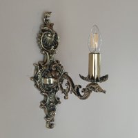 Старинен барок.Луксозно класическо осветление за хол,всекидневна -месингов полилей, лампа, снимка 17 - Полилеи - 22895966