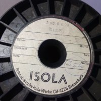 Швейцарски литцендрат ISOLA 200 х 0.04мм с лакова + копринена изолации, снимка 2 - Друга електроника - 35174741