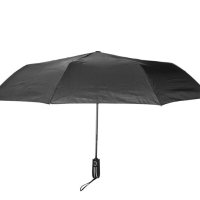 Чадър за дъжд Автоматичен черен 30,5 см, снимка 2 - Други - 42877746