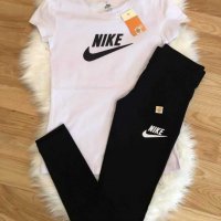 Nike дамски комплекти клин и тениска реплика, снимка 7 - Спортни екипи - 31380642