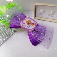 Панделка в лилаво на Скай  Happy Birthday, снимка 5 - Аксесоари за коса - 44742420