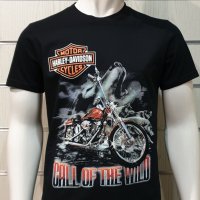 Нова мъжка тениска с дигитален печат HARLEY DAVIDSON, мотори, Call of the Wild, снимка 9 - Тениски - 35622537