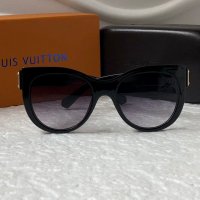 Louis Vuitton 2023 висок клас дамски слънчеви очила котка, снимка 5 - Слънчеви и диоптрични очила - 38936909