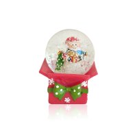 4194 Коледно преспапие Подарък с Дядо Коледа или Снежен човек, снимка 3 - Декорация за дома - 42763546