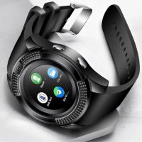 Смарт часовник Smart Watch V8 с Bluetooth, камера, SIM карта, тъч дисплей и много други функции, снимка 2 - Смарт гривни - 39202361