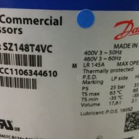 Хладилен компресор Danfoss SZ148T4VC, снимка 3 - Други машини и части - 31992471