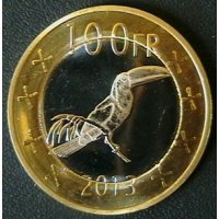 100 франка 2013, Катанга, снимка 1 - Нумизматика и бонистика - 38100892