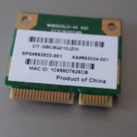 wireless wifi card za laptop, снимка 1 - Части за лаптопи - 29951151