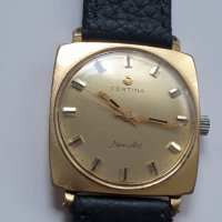 Мъжки позлатен часовник Certina New Art, снимка 1 - Антикварни и старинни предмети - 40718232