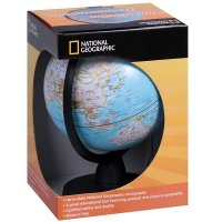 Географски глобус Nova Rico – National Geographic, 16 cm, на български език Код: 3090, снимка 2 - Ученически пособия, канцеларски материали - 37479285