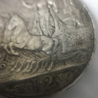 Сребърна монета Италия 2 лири, 1910, снимка 6 - Нумизматика и бонистика - 35344001