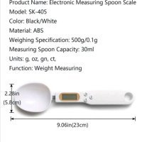 Дигитална мерителна лъжица с включени батерии, снимка 3 - Прибори за хранене, готвене и сервиране - 42497058