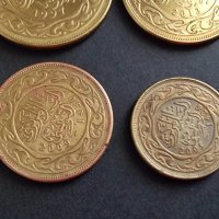 Монети. Тунис . 5 , 2, 1 и 1/2 динар, 10,  20, 50 и 100  милима. 8 бройки. , снимка 14 - Нумизматика и бонистика - 39482442