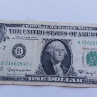 банкнота от 1 долар от 1963а г. със звезда, снимка 4 - Нумизматика и бонистика - 29849995