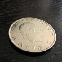 Mонета - Норвегия - 1 крона | 1983г., снимка 2 - Нумизматика и бонистика - 30464611