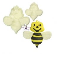Пчела пчелички 2 размера пластмасови форми форма резец печат за фондан тесто декор мъфини торта, снимка 1 - Форми - 37803925