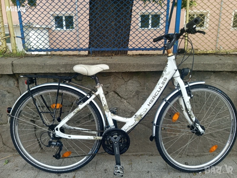 28 цола алуминиев велосипед с 24 скорости палцови команди усилени капли като нов , снимка 1