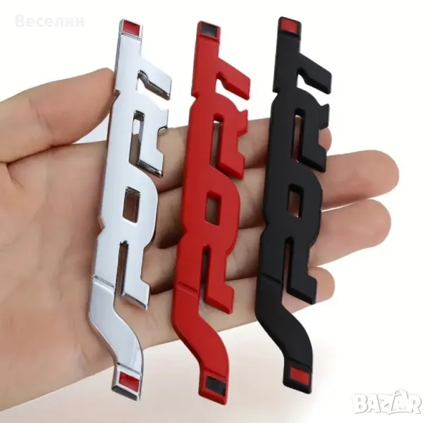 Емблеми SPORT и TURBO за автомобил, снимка 1