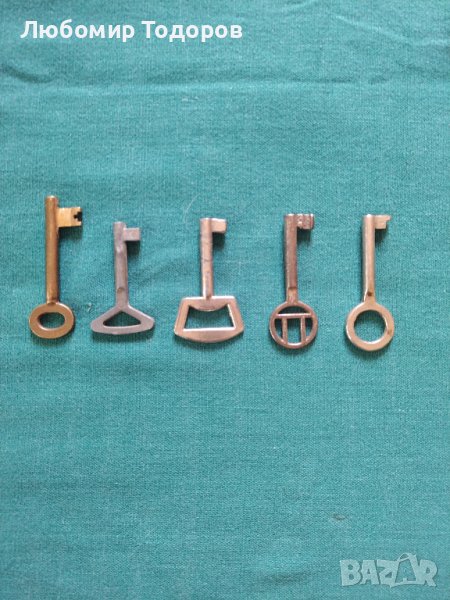 Лот стари ключове за брава--3, снимка 1