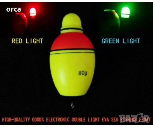 Светеща тапа за риболов - подвижна SHAN SHUI, снимка 1