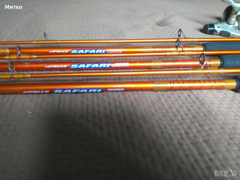  Пръчки плътно фибростъкло 2,70м с макари, снимка 1