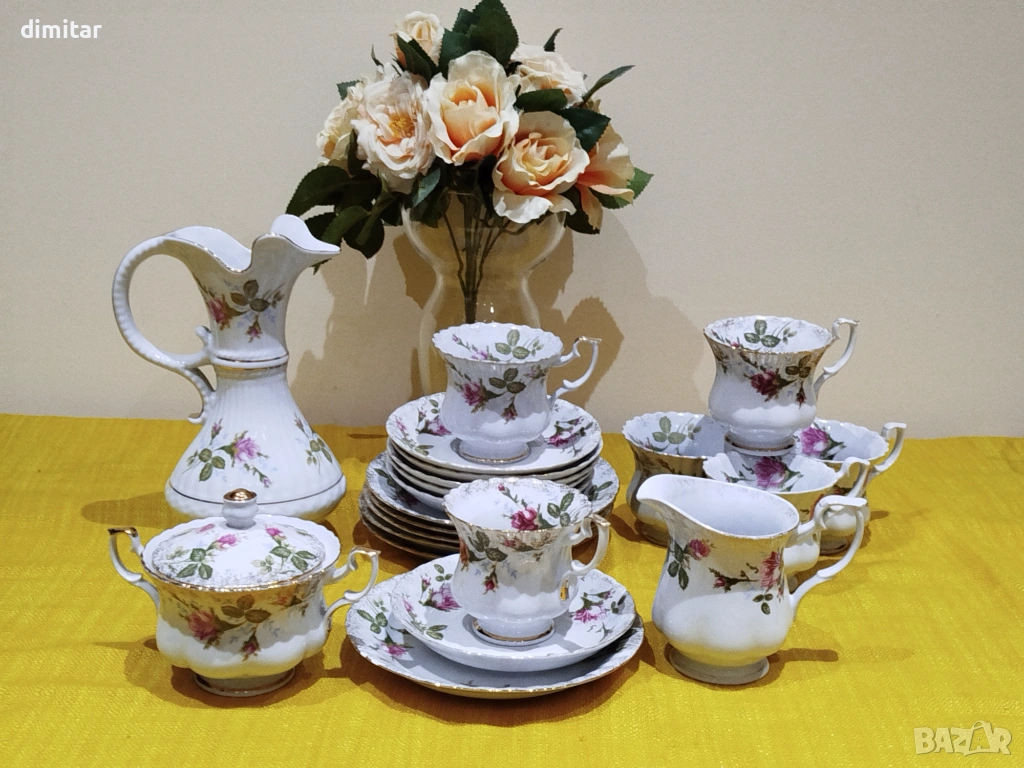 Порцеланов   сервиз за кафе 🍵🌹🍵🌹„CHODZIEZ “POLAND , снимка 1