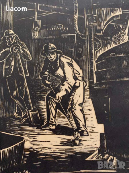 Картина ЗАФИР ЙОНЧЕВ графика, снимка 1