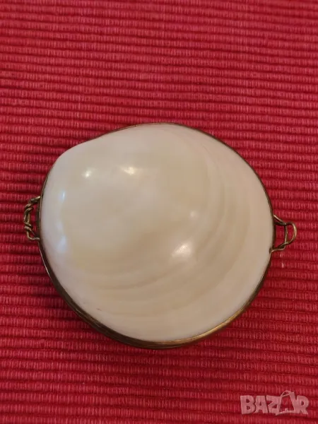 Кутийка за бижута, портмоне от мидени черупки. , снимка 1